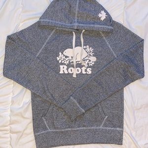 Roots Salt & Pepper Hoodie Size XS